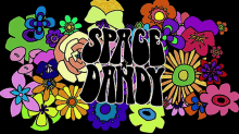space dandy anime logo flowers introduction space dandy anime logo flowers introduction
