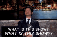 What Is This Show The Late Show GIF - What Is This Show The Late Show Mic GIFs