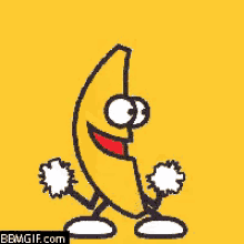 Dancing Banana Bbm Dp GIF - Dancing Banana Dancing Display Picture GIFs