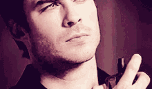 Damon Salvatore Aftershave GIF - Damon Salvatore Aftershave GIFs