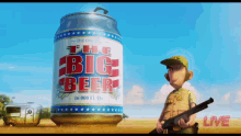 the big beer cock gun point gun despicable me