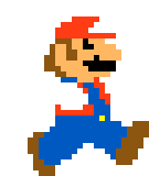 Mario Run Sticker - Mario Run Pixel Stickers