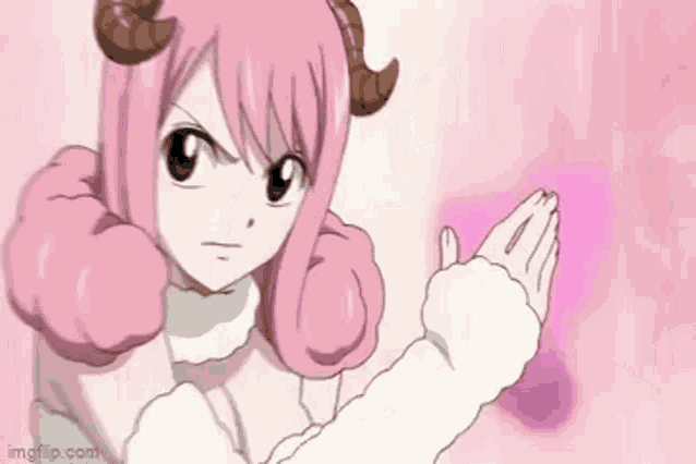 Fairy Tail Aries Gif Fairy Tail Aries Celestial Spirit Discover Share Gifs