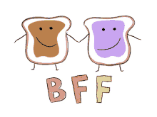 Bffs Hold Hands GIF - Bffs Hold Hands Peanut Butter GIFs