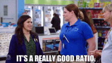 Superstore Amy Sosa GIF - Superstore Amy Sosa Its A Really Good Ratio GIFs