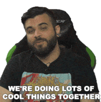 Were Doing Lots Of Cool Things Together Andrew Baena Sticker - Were Doing Lots Of Cool Things Together Andrew Baena We Had Great Time Together Stickers