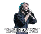 Somethings Telling Me I Must Go Home Robin Gibb Sticker - Somethings Telling Me I Must Go Home Robin Gibb Bee Gees Stickers