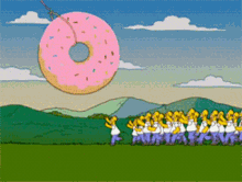 The Simpsons Homer Simpson GIF - The Simpsons Homer Simpson Donut GIFs