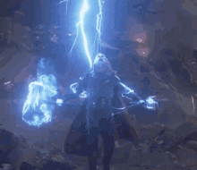 Thor God Of Thunder GIF - Thor God Of Thunder Mjolnir GIFs