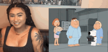 Family Guy Reaction Jassie K GIF - Family Guy Reaction Family Guy Jassie K GIFs