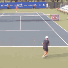 monica niculescu lose grip racquet toss tennis wta