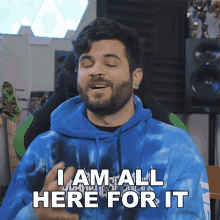 I Am All Here For It Andrew Baena GIF - I Am All Here For It Andrew Baena I Fully Support It GIFs