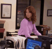 The Office Erin GIF - The Office Erin Finger GIFs