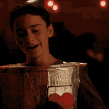 hiding candy tommy noah schnapp hubie halloween i brought candy
