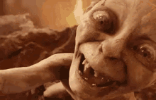 咕嚕 魔戒 癡迷 妄想 GIF - Gollum Lord Of The Rings Addicted GIFs