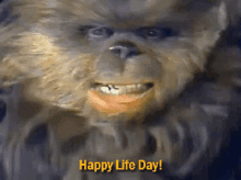 star wars happy life day wookie life day star wars holiday special