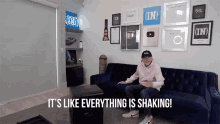 Its Like Everything Is Shaking Lincoln And Dan GIF - Its Like Everything Is Shaking Lincoln And Dan Whats Inside A Giant Speaker GIFs