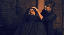 Long Hair Dont Care Wig GIF - Long Hair Dont Care Wig Wearing A Wig GIFs