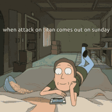 When Attack On Titan Comes Out On Sunday GIF - When Attack On Titan Comes Out On Sunday GIFs