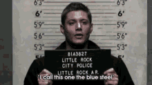 Supernatural: "I Call This One The Blue Steel" GIF - Supernatural Dean Winchester GIFs