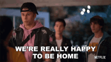 Were Really Happy To Be Home Alex GIF - Were Really Happy To Be Home Alex Owen Joyner GIFs
