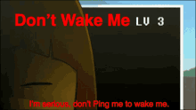 Dont Wake Me GIF - Dont Wake Me GIFs