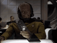 worf son of mogh laughing hysterically prune juice ten forward