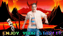 Hell Devil GIF - Hell Devil Enjoy Your Stay GIFs