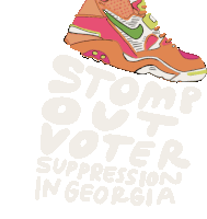 Georgia Georgia Voter Sticker - Georgia Georgia Voter Georgia Peach Stickers