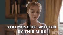 You Must Be Smitten By This Miss Daphne Basset GIF - You Must Be Smitten By This Miss Daphne Basset Phoebe Dynevor GIFs