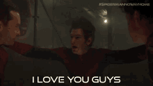 I Love You Guys Spider Man GIF - I Love You Guys Spider Man Peter Parker GIFs