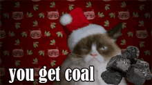 Coal Coal GIF - Coal You Get Coal Grumpy Cat GIFs