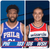 Philadelphia 76ers (103) Vs. Washington Wizards (106) Post Game GIF - Nba Basketball Nba 2021 GIFs