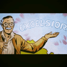 Stan Lee Excelsior GIF - Stan Lee Excelsior GIFs