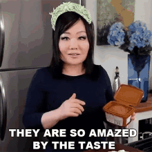They Are So Amazed By The Taste Emily Kim GIF - They Are So Amazed By The Taste Emily Kim Maangchi GIFs
