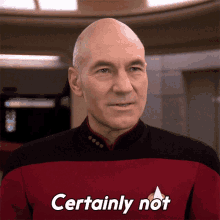 Certainly Not Jean Luc Picard GIF - Certainly Not Jean Luc Picard Star Trek GIFs