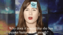 Why Does It Sound Like She Has Peanut Butter In Her Mouth Rikki GIF - Why Does It Sound Like She Has Peanut Butter In Her Mouth Rikki Youtube GIFs