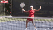tv land tv land gifs the new adventures of old christine tennis dancing