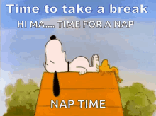 take a break break sleep nap napping