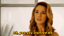 Jane The Virgin Petra Solano GIF - Jane The Virgin Petra Solano Oh You You Startled Me GIFs