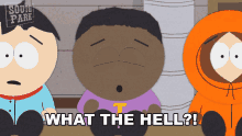 what the hell token black south park shocked surprised