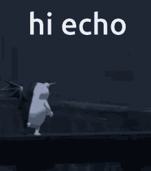 Echo Hi Echo GIF - Echo Hi Echo Danganronpa GIFs