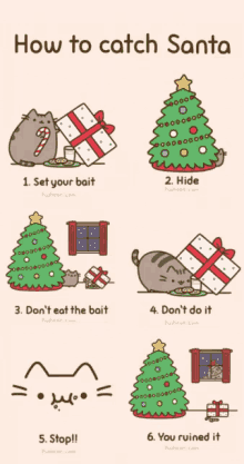 Pusheen Cat GIF - Pusheen Cat Christmas GIFs