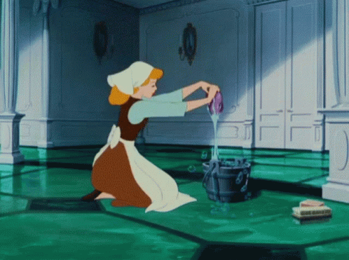 Cinderella Clean GIF - Cinderella Clean Wash GIFs