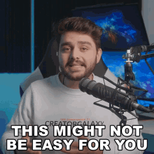 This Might Not Be Easy For You Ignace Aleya It May Be Difficult GIF - This Might Not Be Easy For You Ignace Aleya It May Be Difficult Its Hard For You GIFs