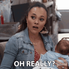 Oh Really Real Housewives Of Potomac GIF - Oh Really Real Housewives Of Potomac Seriously GIFs
