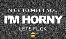 Horny Sex GIF - Horny Sex Nice To Meet You GIFs