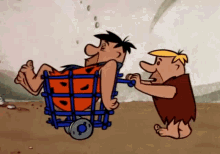 Barney Rubble Fred Flintstone GIF - Barney Rubble Fred Flintstone The Flintstones GIFs
