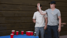 beer pong drinking game throw hit table tennis balls beer pong drinking game throw hit table tennis balls