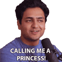 Calling Me A Princess Kenny Sebastian Sticker - Calling Me A Princess Kenny Sebastian Am Ia Princess Stickers
